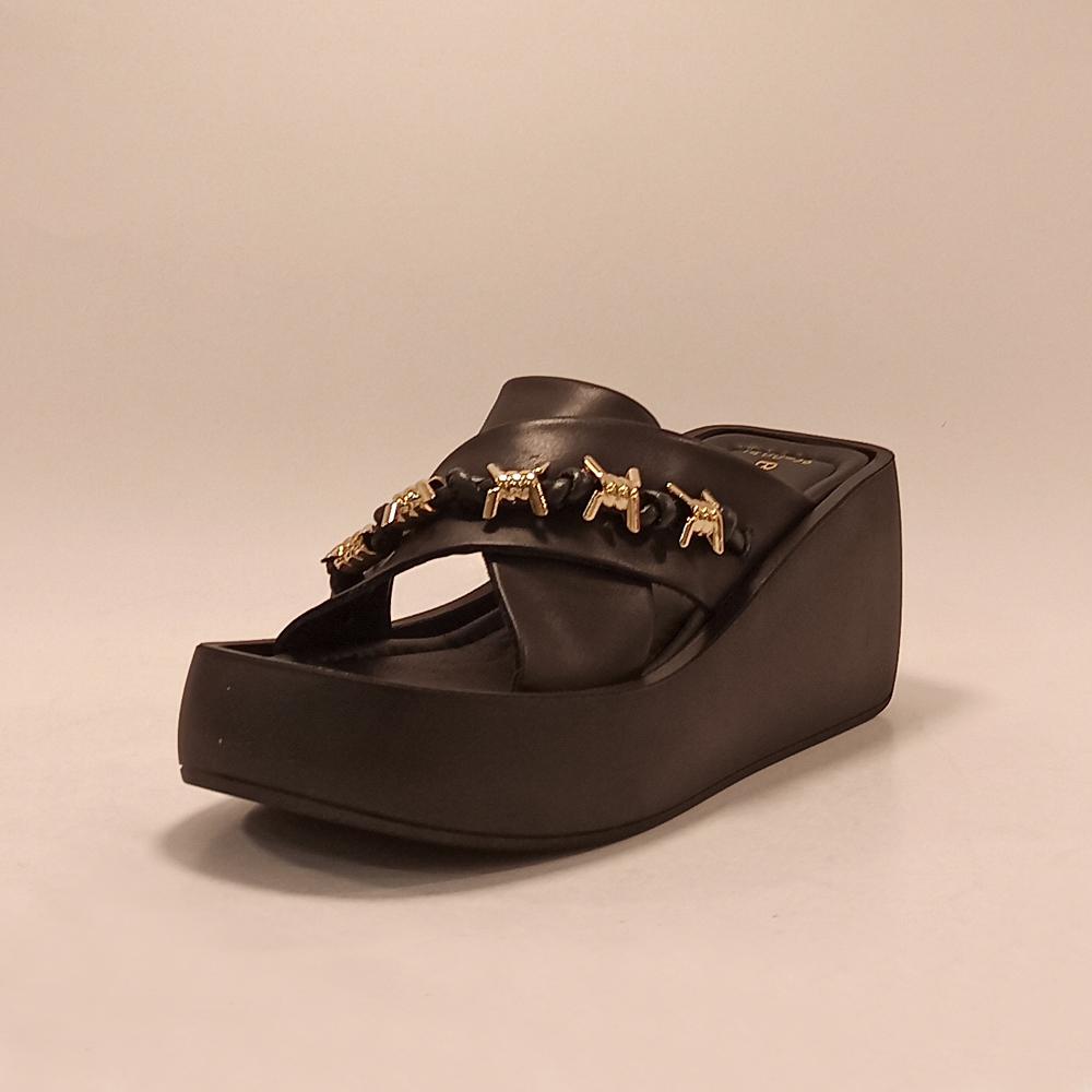Women Black Platform Slippers Spring Summer Fashion Casual High Heels Slip-On Wedge Flip Flops Real Genuine Leather Heeled Shoes 36 чорний
Women Black Platform Slippers Spring Summer Fashion Casual High Heels Slip-On Wedge Flip Flops Real Genuine Leather Heeled Shoes 36 чорний