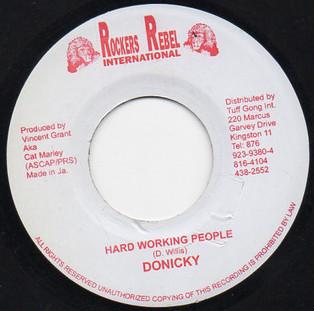 7inch Record DONIKI - Hard Working People NONE Rockers Rebel I Jamaica Reggae, Ska & Dub Used
7inch Record DONIKI - Hard Working People NONE Rockers Rebel I Jamaica Reggae, Ska & Dub Used