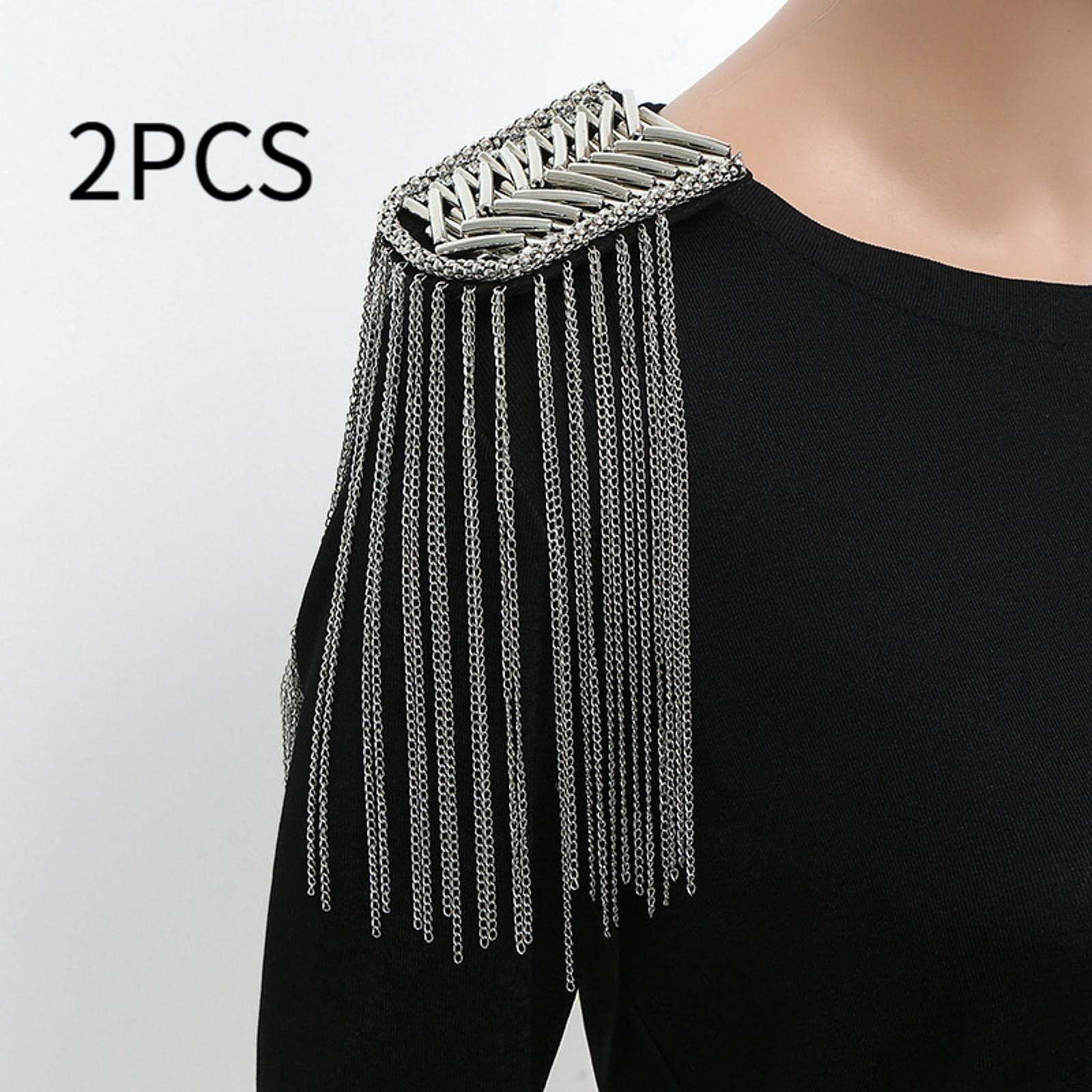 2 шт. Легкие наплечные значки с кисточками и цепочкой для церемоний серебряный
2 шт. Легкие наплечные значки с кисточками и цепочкой для церемоний серебряный