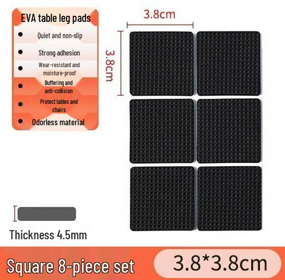Подушечки EVA против скольжения и против ударов: Шумопоглощающие, износостойкие протекторы для ножек стола, стула, дивана
Подушечки EVA против скольжения и против ударов: Шумопоглощающие, износостойкие протекторы для ножек стола, стула, дивана