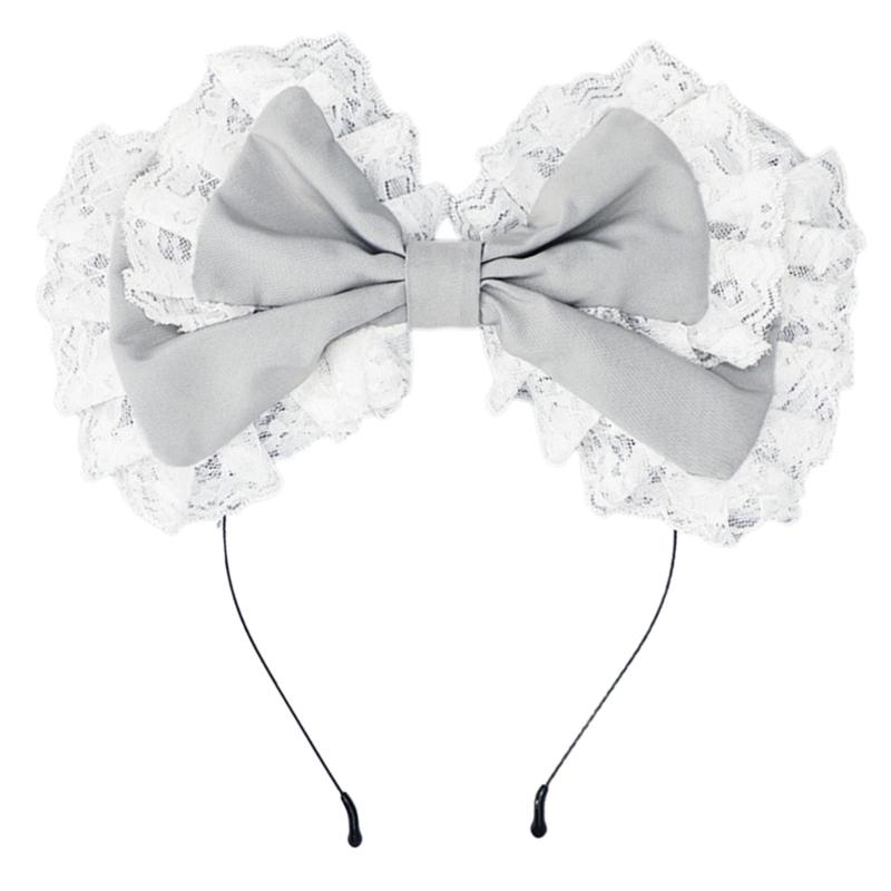 Lolitas Maid Headwear Cosplays Headband Large Cute Bowknot Sweet Hair Hoop сірий колір
Lolitas Maid Headwear Cosplays Headband Large Cute Bowknot Sweet Hair Hoop сірий колір