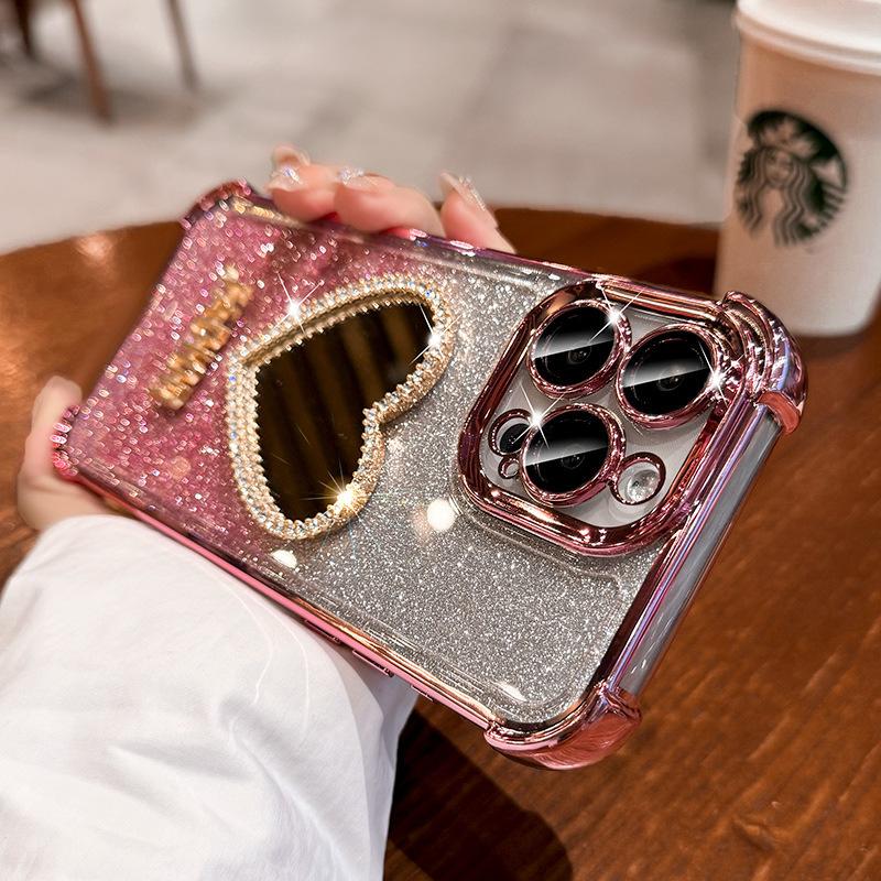 Applicable To Apple 16 Mobile Phone Case for Women IPhone 15 Promax Protective Case 14 Four Corner Anti-fall Mirror Luxury iPhone16
Applicable To Apple 16 Mobile Phone Case for Women IPhone 15 Promax Protective Case 14 Four Corner Anti-fall Mirror Luxury iPhone16