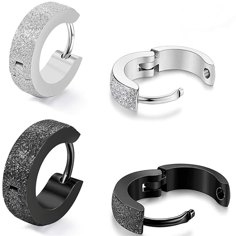 Umiwe hoop earrings men s ladies set of 4 surgical stainless steel Allergy free for both ears Popularity cool simple ring earrings earrings
Umiwe hoop earrings men s ladies set of 4 surgical stainless steel Allergy free for both ears Popularity cool simple ring earrings earrings