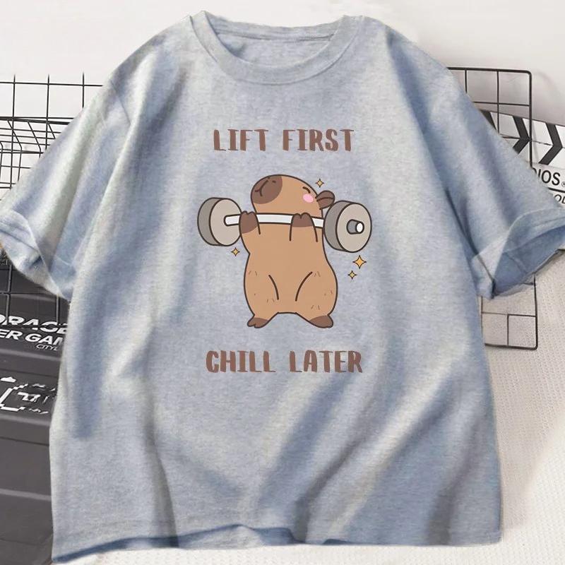 Capybara Gym T-Shirt Women Sports Tee Workout Fitness T Shirt Top Unisex Softstyle Women Tshirt Clothes Women Clothing XS
Capybara Gym T-Shirt Women Sports Tee Workout Fitness T Shirt Top Unisex Softstyle Women Tshirt Clothes Women Clothing XS