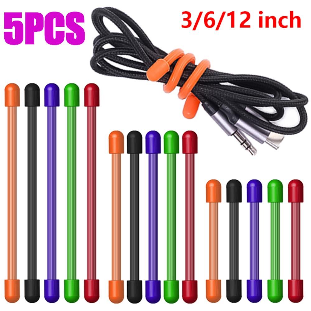 Tie Data Cable Strap Bendable Rubber Cable Tie Silicone Wire Organizer Earphone Line Cable Winder
Tie Data Cable Strap Bendable Rubber Cable Tie Silicone Wire Organizer Earphone Line Cable Winder
