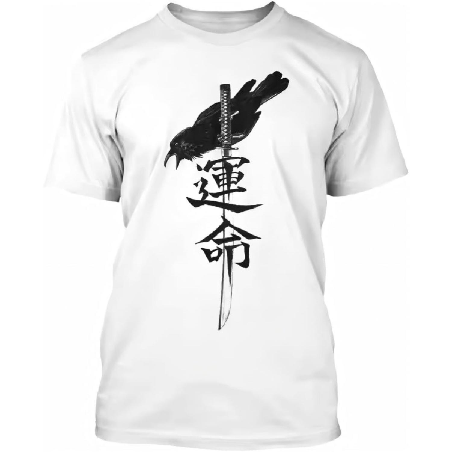 TIYDUQPE Samurai F A T E Print T-Shirt Men White XXXXXL білий
TIYDUQPE Samurai F A T E Print T-Shirt Men White XXXXXL білий