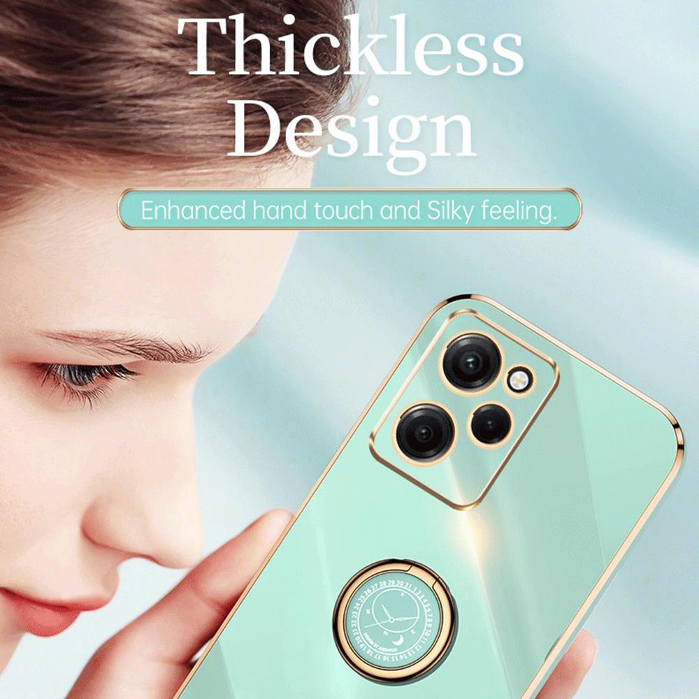 XINLI For Xiaomi Redmi Note 12 Pro Speed 5G/Poco X5 Pro 5G Ring Kickstand Phone Case Electroplating Golden Edge Soft TPU Cover Blue
XINLI For Xiaomi Redmi Note 12 Pro Speed 5G/Poco X5 Pro 5G Ring Kickstand Phone Case Electroplating Golden Edge Soft TPU Cover Blue