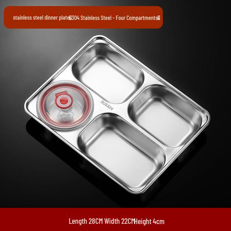 Stainless Steel Compartment Lunch Tray
Stainless Steel Compartment Lunch Tray