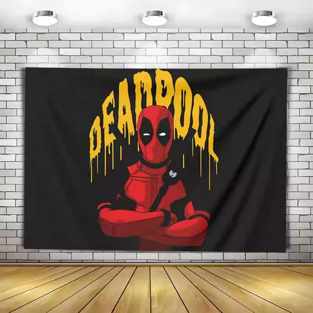 Deadpool Marvel Movie Hanging Cloth Background Cloth Custom Tapestry Electric Bedroom Dormitory Bedhead Wall Decoration Cloth 74x94cm(29x37in)
Deadpool Marvel Movie Hanging Cloth Background Cloth Custom Tapestry Electric Bedroom Dormitory Bedhead Wall Decoration Cloth 74x94cm(29x37in)