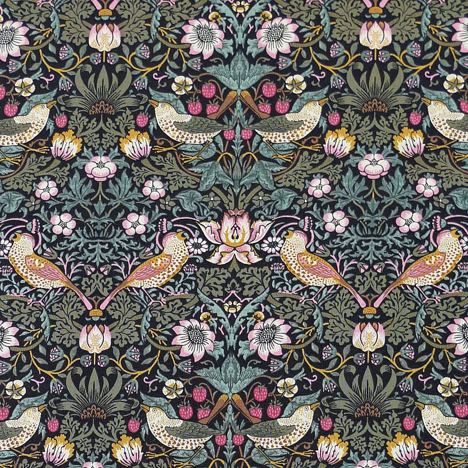 Хлопковый принт Strawberry Thief шириной 110 см x 1 м William Morris Strawberry Thief Дамаск Черный Лучшее из хлопка Принтовая ткань ткань, предварительно нарезанная, 1889M, Моррис, чёрный
Хлопковый принт Strawberry Thief шириной 110 см x 1 м William Morris Strawberry Thief Дамаск Черный Лучшее из хлопка Принтовая ткань ткань, предварительно нарезанная, 1889M, Моррис, чёрный