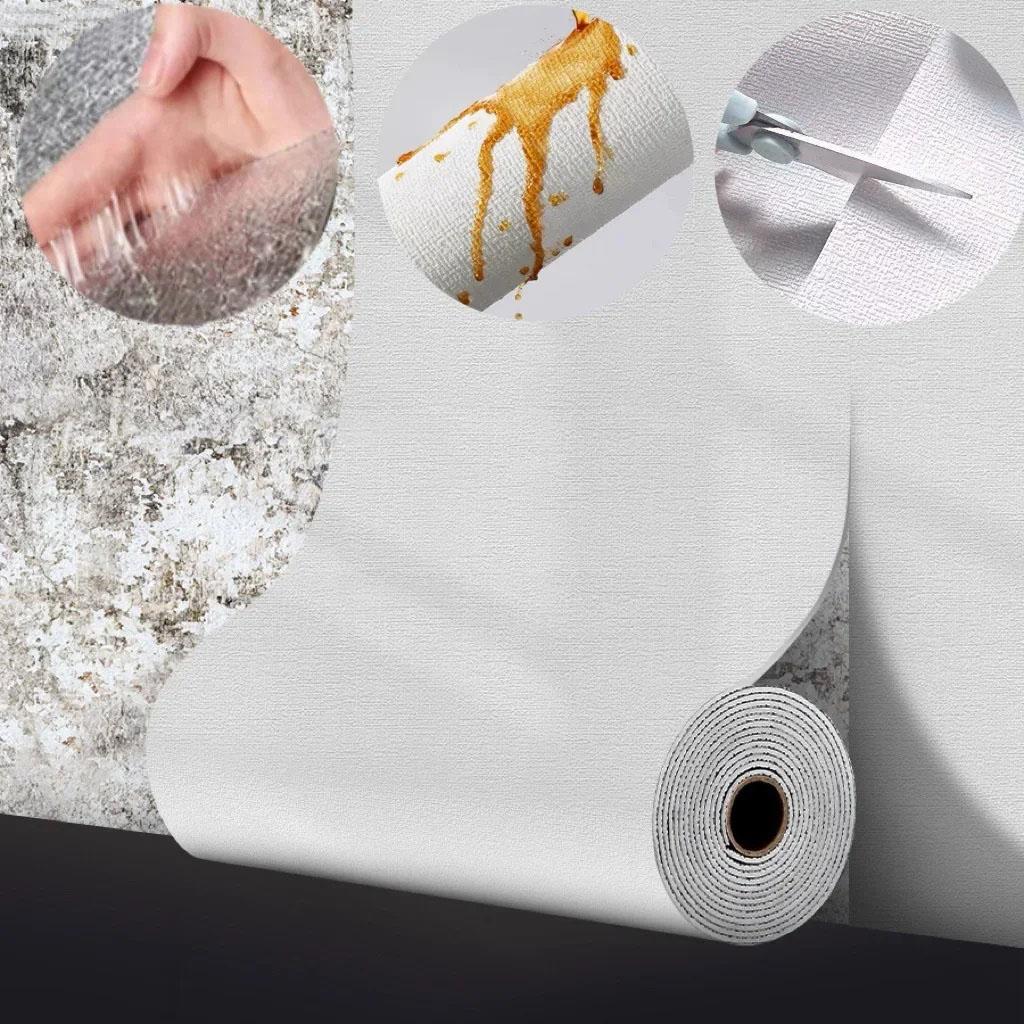 50cmX10m/2.8m Linen 3D Foam Self-adhesive PVC Solid Color Thickened Waterproof Background Wall Renovation Wallpaper Wall Sticker 50X280cm
50cmX10m/2.8m Linen 3D Foam Self-adhesive PVC Solid Color Thickened Waterproof Background Wall Renovation Wallpaper Wall Sticker 50X280cm