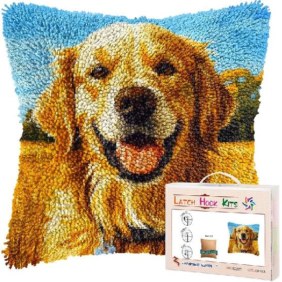 Наборы для вышивания крючком с защелкой для взрослых Милый мультяшный кокер-спаниель на пляже Наволочка с принтом Пряжа для вязания крючком Ручная работа Наволочка для подушки Подушка Golden Retriever-1
Наборы для вышивания крючком с защелкой для взрослых Милый мультяшный кокер-спаниель на пляже Наволочка с принтом Пряжа для вязания крючком Ручная работа Наволочка для подушки Подушка Golden Retriever-1