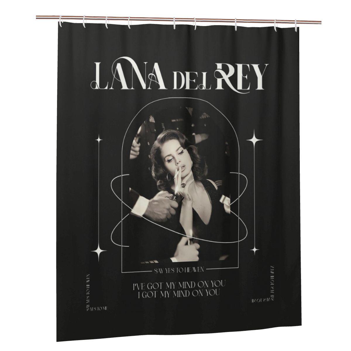 Lana Del Rey Shower Curtain Bathroom Polyester Waterproof Bath Curtains With Hooks W60H190(CM)-1 Pcs
Lana Del Rey Shower Curtain Bathroom Polyester Waterproof Bath Curtains With Hooks W60H190(CM)-1 Pcs