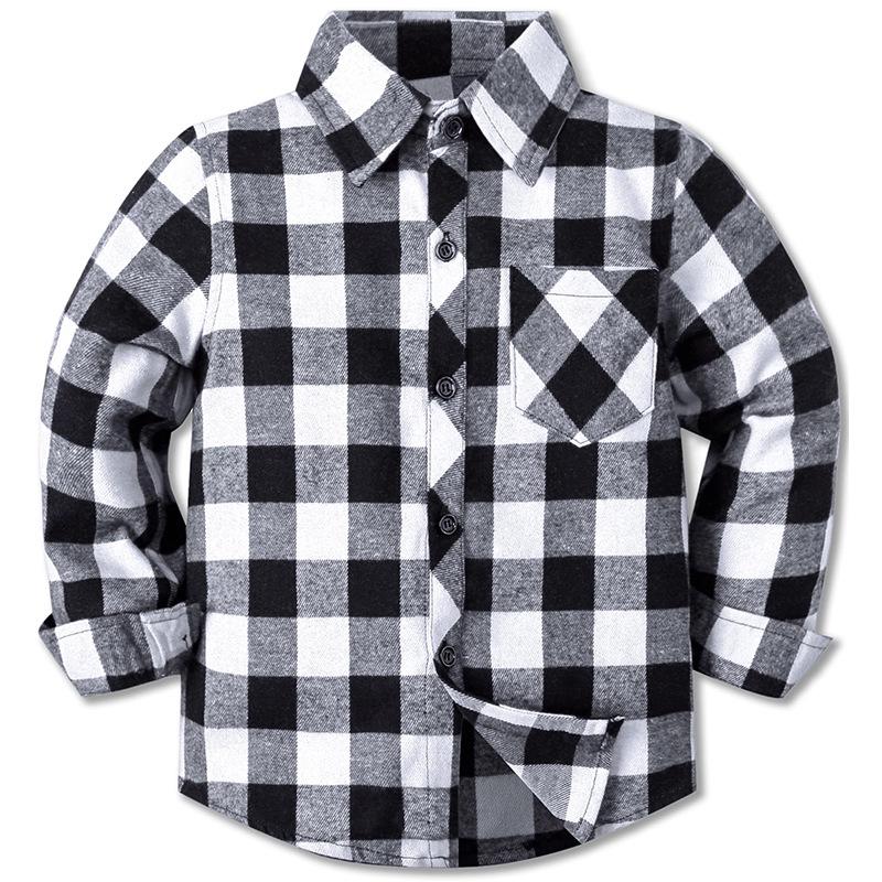 Дитяча картата сорочка з довгим рукавом для весни та осені - Європейський та американський стиль для хлопчиків 140 cm
Дитяча картата сорочка з довгим рукавом для весни та осені - Європейський та американський стиль для хлопчиків 140 cm