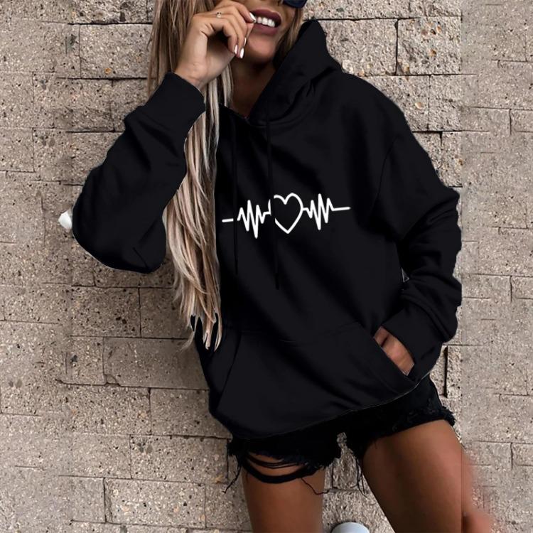 Print Fun Women Casual Loose Pullover Hooded Sweatshirt Fashion Sports Tops Kaixinjiuhao XXXL чорний
Print Fun Women Casual Loose Pullover Hooded Sweatshirt Fashion Sports Tops Kaixinjiuhao XXXL чорний