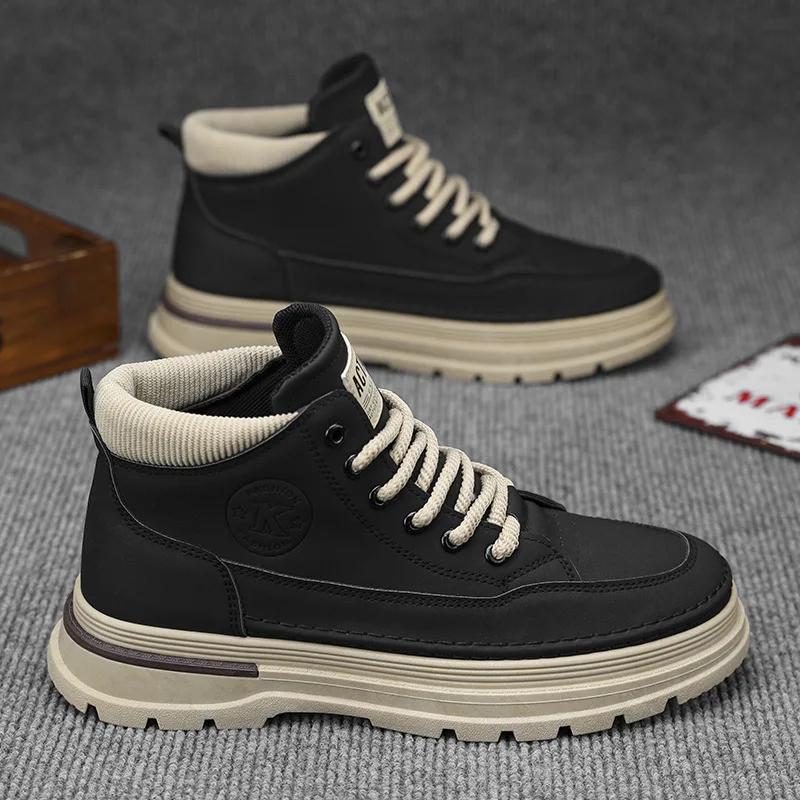 Men Thick Sole Casual Short Boots Fashion British Style Work Boots Men Autumn Casual Shoes Retro High Top Shoes Men Ankle Boot 44
Men Thick Sole Casual Short Boots Fashion British Style Work Boots Men Autumn Casual Shoes Retro High Top Shoes Men Ankle Boot 44