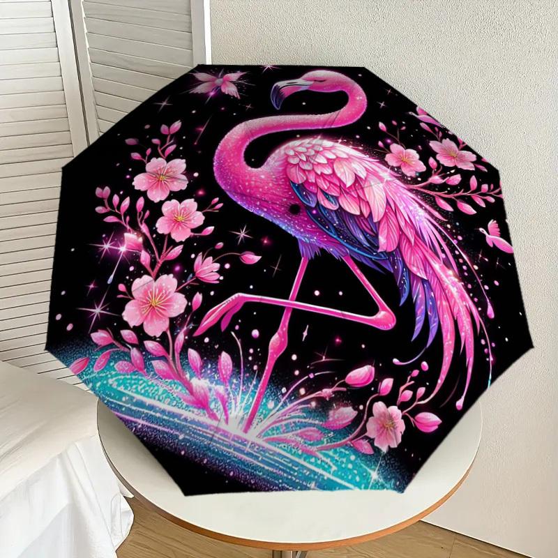 1pc Flamingo Fantasy Floral Night Umbrella with Plastic Handle,Suitable for All Seasons Home Travel Outdoor UmbrellaDD713
1pc Flamingo Fantasy Floral Night Umbrella with Plastic Handle,Suitable for All Seasons Home Travel Outdoor UmbrellaDD713