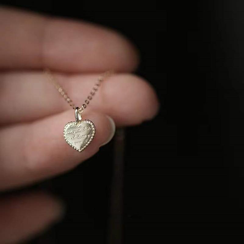 Ожерелье с подвеской Iloveyou из стерлингового серебра 925 пробы с покрытием из 14-каратного золота 925
Ожерелье с подвеской Iloveyou из стерлингового серебра 925 пробы с покрытием из 14-каратного золота 925