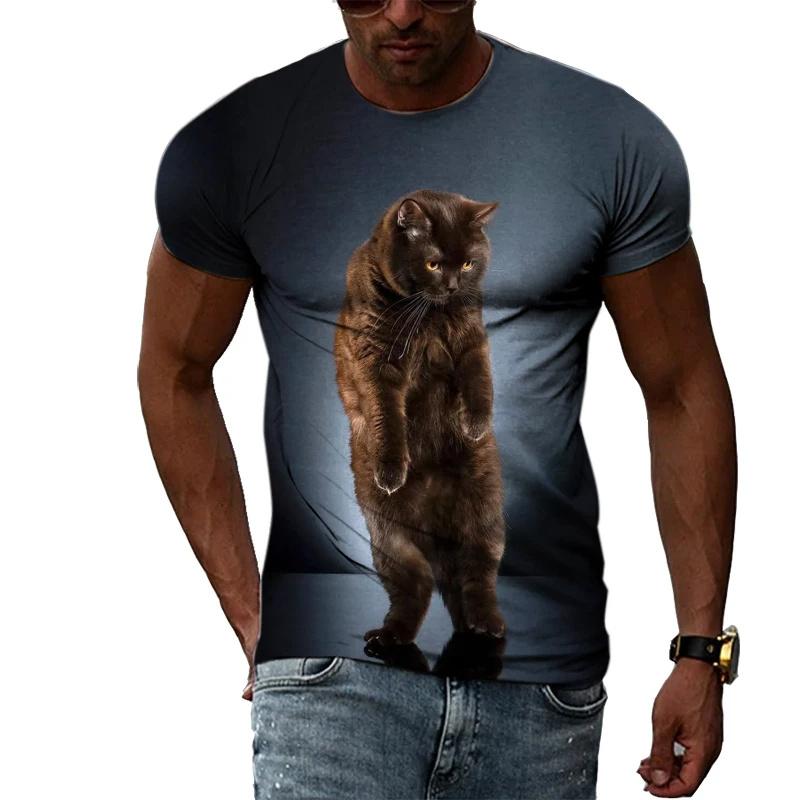 Funny Cat Graphic T Shirt Men Cute Animal 3D Printed T-Shirts Summer XXS
Funny Cat Graphic T Shirt Men Cute Animal 3D Printed T-Shirts Summer XXS