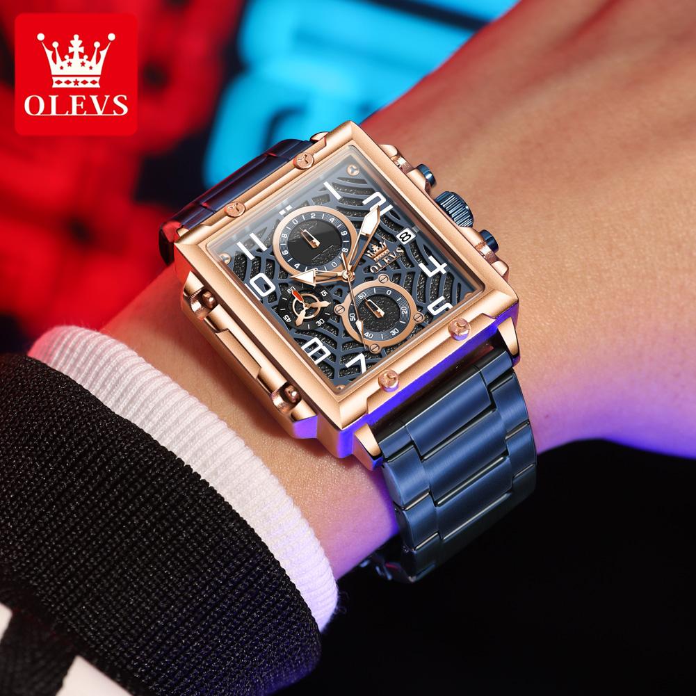 New Men Watch Square Date Sports Chronograph Wristwatches Stainless Steel Waterproof Clock Luxury Men Quartz Watches срібний
New Men Watch Square Date Sports Chronograph Wristwatches Stainless Steel Waterproof Clock Luxury Men Quartz Watches срібний