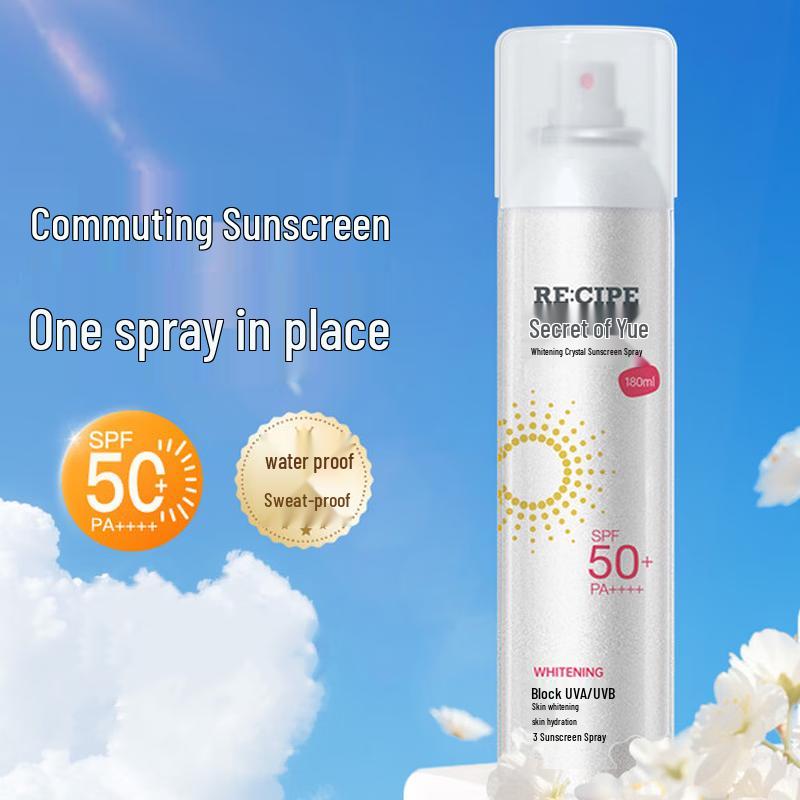 RE:CIPE UV Protection Whitening Sunscreen Spray
RE:CIPE UV Protection Whitening Sunscreen Spray