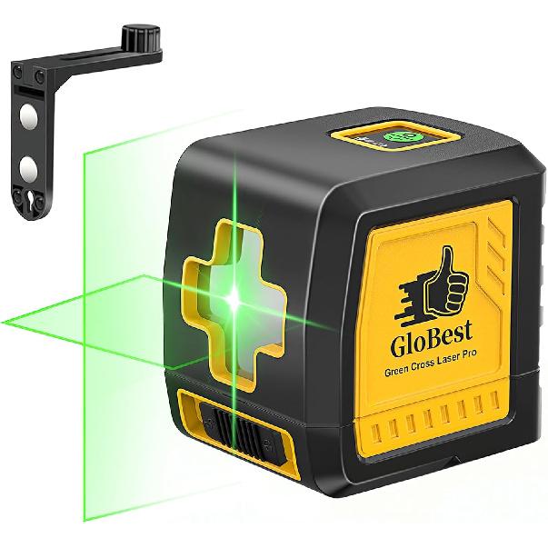 Self-Leveling Laser Level, 100Ft/30M Green Cross Line Laser Level, Lazer Level 2 line laser for Construction and picture hanging, IP54 Waterproof, Pocket Size
Self-Leveling Laser Level, 100Ft/30M Green Cross Line Laser Level, Lazer Level 2 line laser for Construction and picture hanging, IP54 Waterproof, Pocket Size