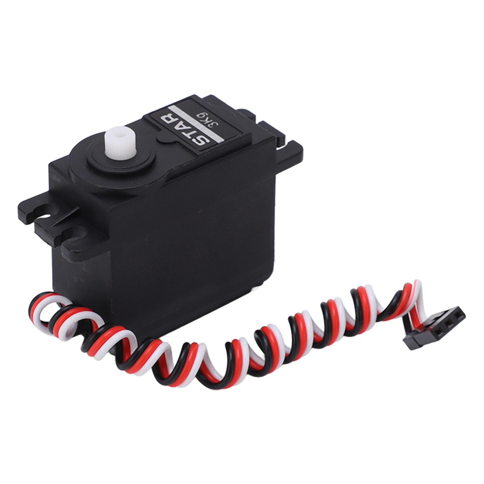 3KG Plastic RC Car Steering Servo Black RC Steering Gear for BONZAI 116 RC Off Road Vehicles
3KG Plastic RC Car Steering Servo Black RC Steering Gear for BONZAI 116 RC Off Road Vehicles