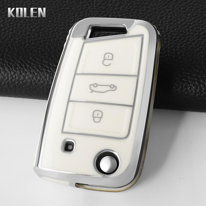 Tpu Car Key Case Cover Shell For Vw Volkswagen Golf 7 Mk7 Tiguan Mk2 For Seat Ateca Leon Fr 2 Ibiza For Skoda Octavia Keychain
Tpu Car Key Case Cover Shell For Vw Volkswagen Golf 7 Mk7 Tiguan Mk2 For Seat Ateca Leon Fr 2 Ibiza For Skoda Octavia Keychain