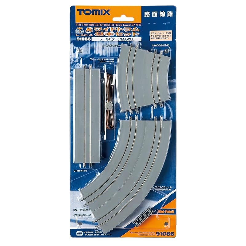 TOMYTEC TOMIX N gauge wide tram mini rail set basic set MA-WT pattern 91086 model railway rail set
TOMYTEC TOMIX N gauge wide tram mini rail set basic set MA-WT pattern 91086 model railway rail set