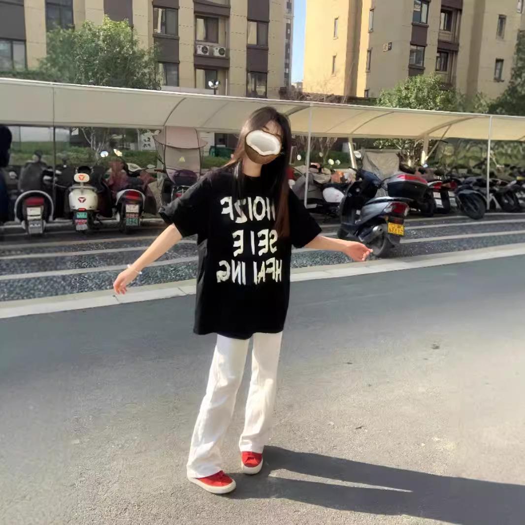 Plus Size Unisex Black Casual Letter Print Oversized Short Sleeve T-Shirt for Summer XL (recommended 115-130 lbs) чорний
Plus Size Unisex Black Casual Letter Print Oversized Short Sleeve T-Shirt for Summer XL (recommended 115-130 lbs) чорний