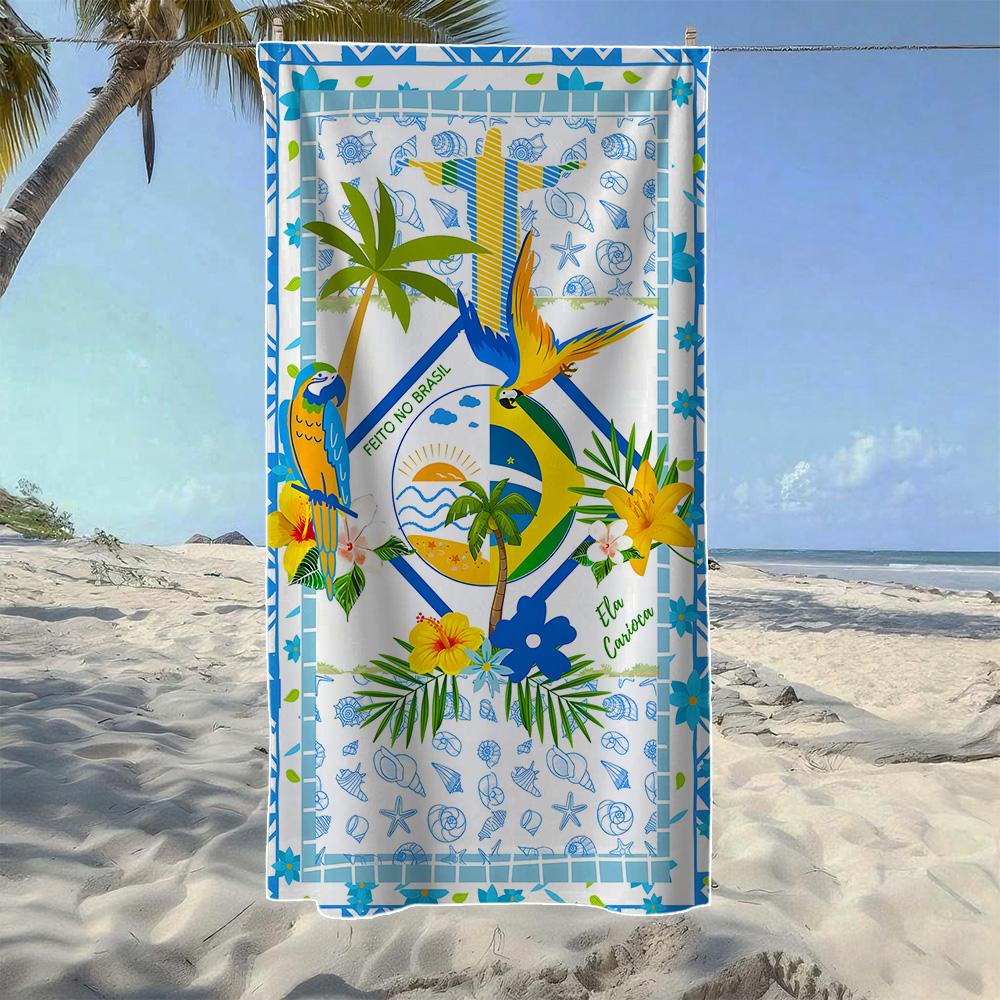 Monkey & Tropical Jungle Beach Towel,Soft Quick-Drying, Perfect For Portable Outdoor Travel, Swimming, Camping And Summer Beach W40*H60(CM)
Monkey & Tropical Jungle Beach Towel,Soft Quick-Drying, Perfect For Portable Outdoor Travel, Swimming, Camping And Summer Beach W40*H60(CM)