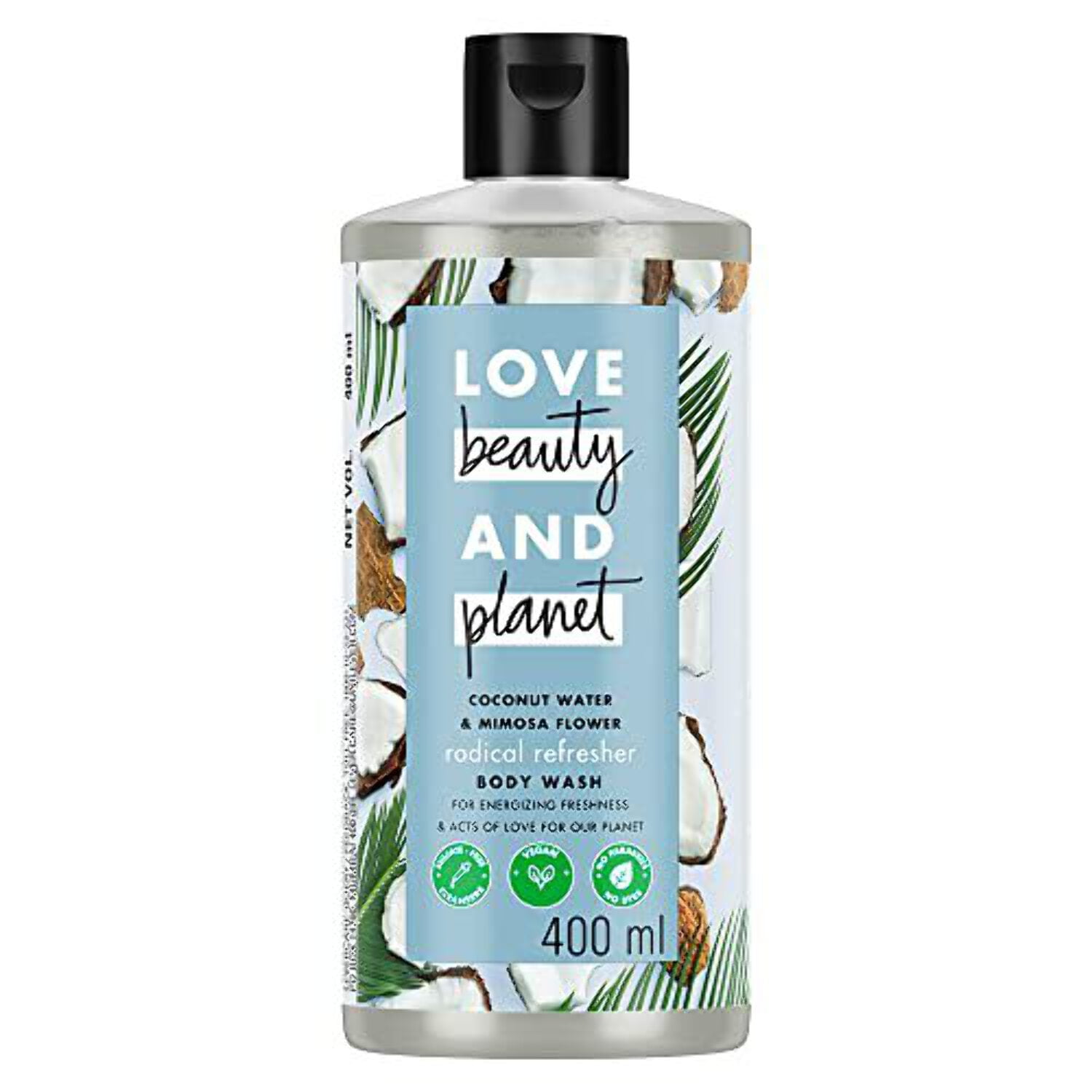 Love Beauty Planet Увлажняющий гель для душа с кокосовой водой и цветком мимозы - 400 мл
Love Beauty Planet Увлажняющий гель для душа с кокосовой водой и цветком мимозы - 400 мл