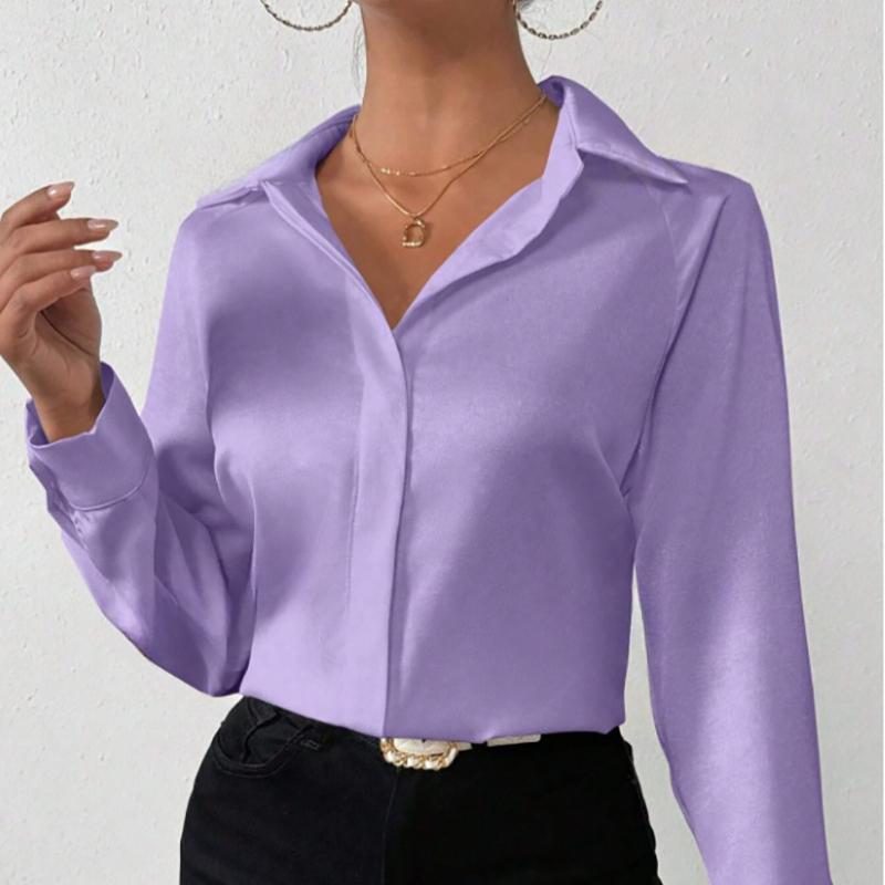 Рубашка с длинными рукавами из искусственного шелка и атласа для женщин, весна/лето 2025 г. L
Рубашка с длинными рукавами из искусственного шелка и атласа для женщин, весна/лето 2025 г. L