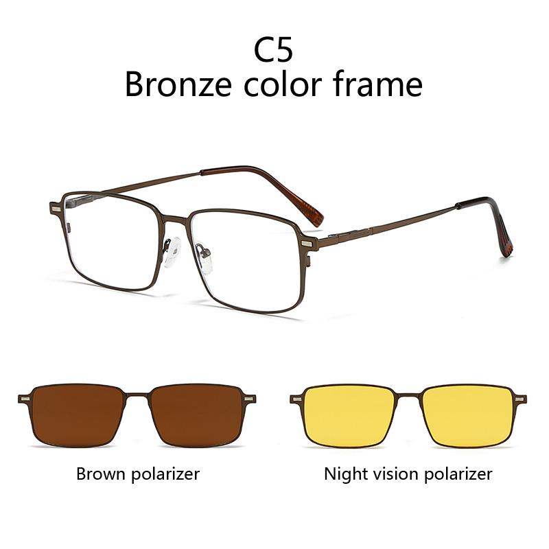 Prescription Multifunctional Glasses Polarizing Plate Myopia -0.5 To -6.0 Magnetic Sunglasses Clip Shortsighted 8018 0
Prescription Multifunctional Glasses Polarizing Plate Myopia -0.5 To -6.0 Magnetic Sunglasses Clip Shortsighted 8018 0