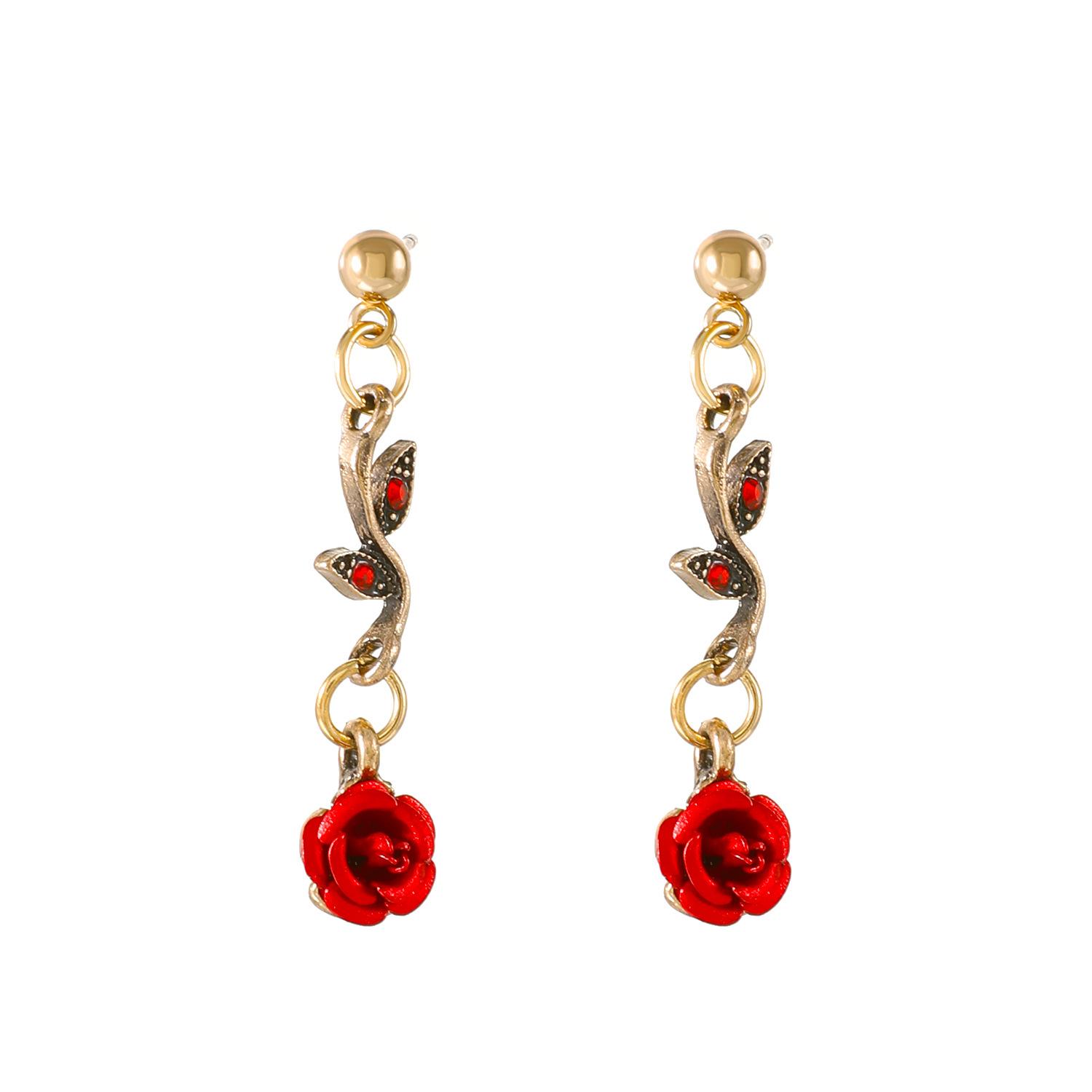 This French-Style Rose Bracelet Set, Paired With A Delicate Red Rose Necklace, Is Perfect For Everyday Wear And Holidays.
This French-Style Rose Bracelet Set, Paired With A Delicate Red Rose Necklace, Is Perfect For Everyday Wear And Holidays.