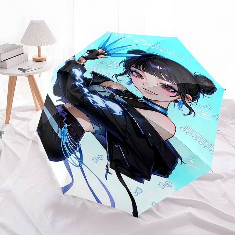 1pc Flame Warrior Auto-Open Close Umbrella, Portable Tri-Fold Design with 8-Bone Iron Frame, Outdoor, Gift for Fans, Travelers, Daily Use.K071
1pc Flame Warrior Auto-Open Close Umbrella, Portable Tri-Fold Design with 8-Bone Iron Frame, Outdoor, Gift for Fans, Travelers, Daily Use.K071