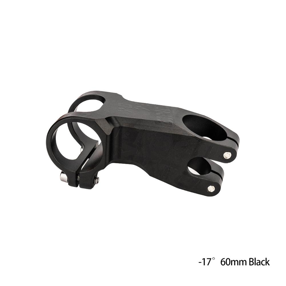 Bicycle Negative Angle Stem -17 Degrees-25 Degrees Aluminium Alloy Mountain Bike Riser 60/70/80/90/100mm black Negative 17 degrees 60MM#1
Bicycle Negative Angle Stem -17 Degrees-25 Degrees Aluminium Alloy Mountain Bike Riser 60/70/80/90/100mm black Negative 17 degrees 60MM#1