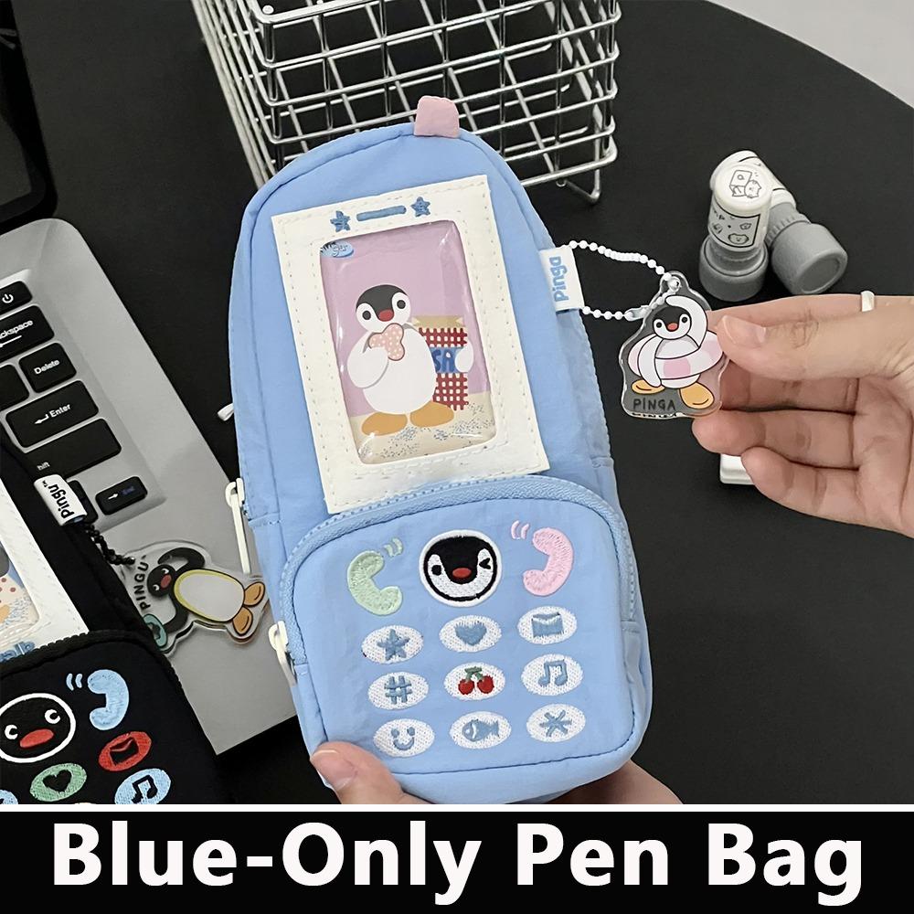 Canvas Pen Bag Penguin Embroidery Stationery Organizer Stationery Pouch School Supplies синій
Canvas Pen Bag Penguin Embroidery Stationery Organizer Stationery Pouch School Supplies синій