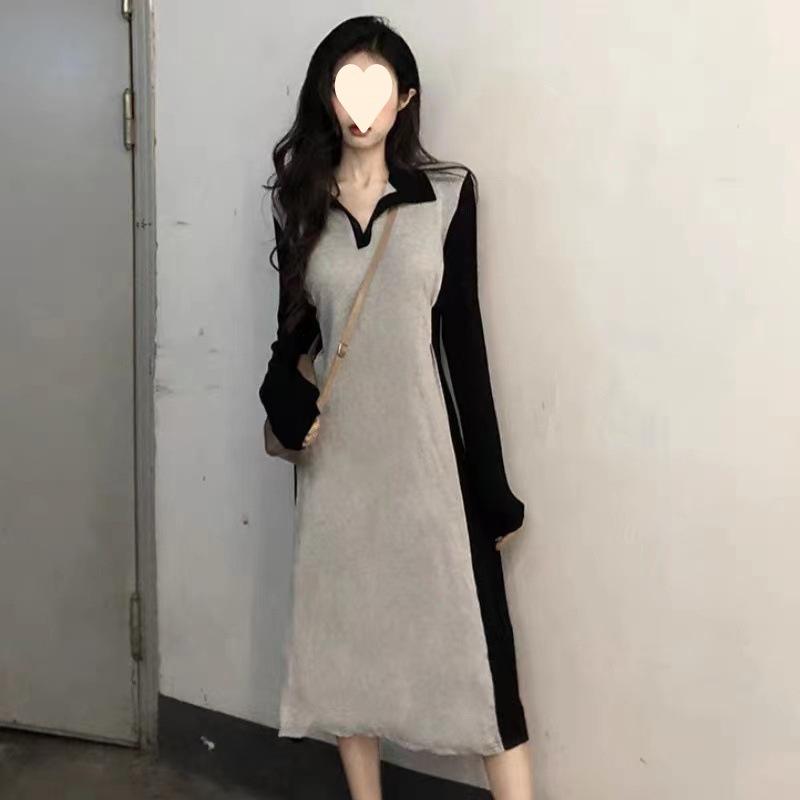 New POLO collar small long-sleeved dress women s autumn temperament waist thin niche skirt XL
New POLO collar small long-sleeved dress women s autumn temperament waist thin niche skirt XL