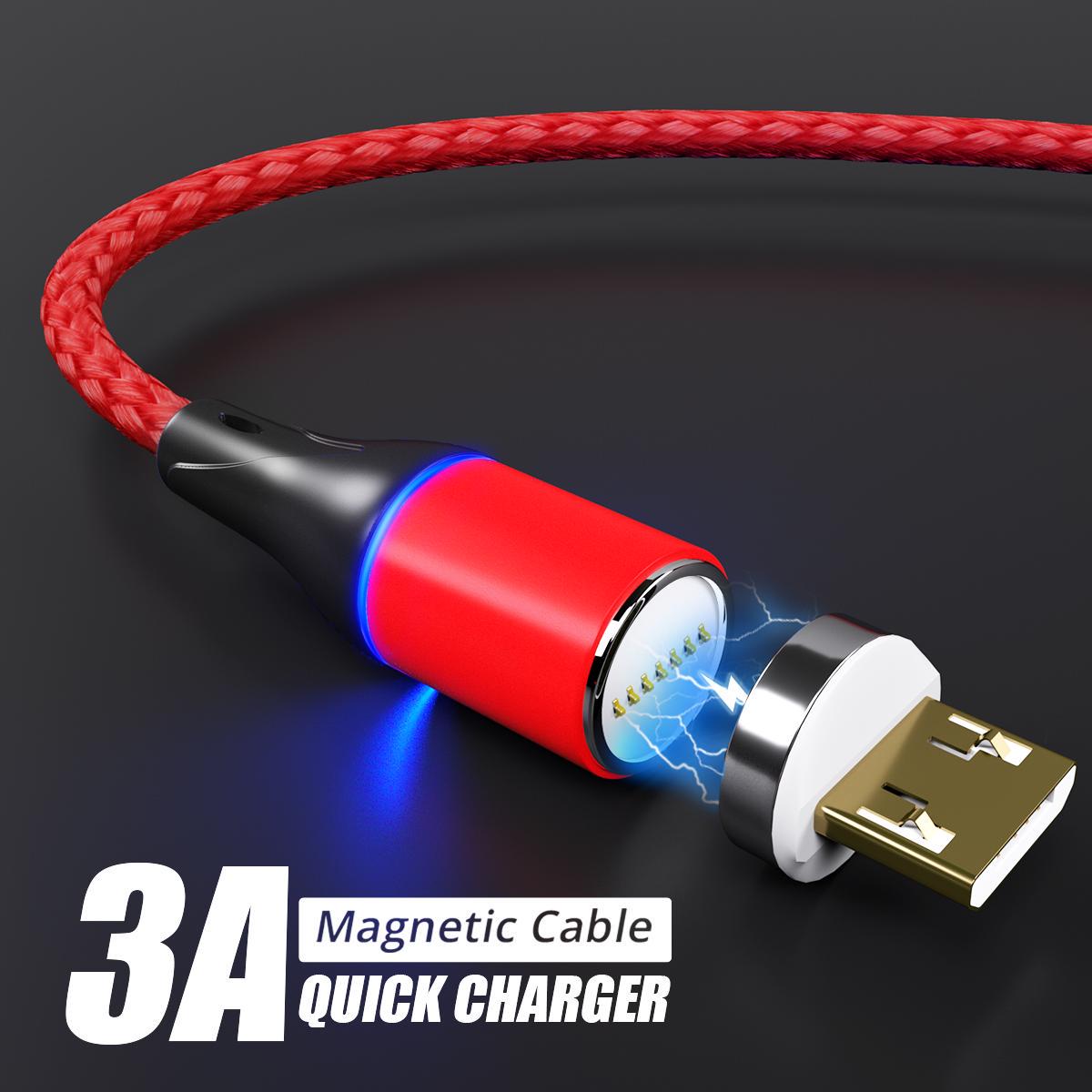 Магнитный кабель Micro USB Кабели 3A Быстрая зарядка Магнитные провода Android Зарядка Провод данных 1M
Магнитный кабель Micro USB Кабели 3A Быстрая зарядка Магнитные провода Android Зарядка Провод данных 1M