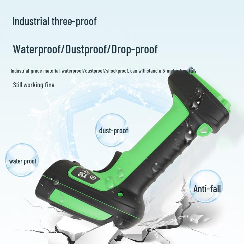 Kome WE50D Wireless Bluetooth 1D/2D Industrial Barcode Scanner
Kome WE50D Wireless Bluetooth 1D/2D Industrial Barcode Scanner