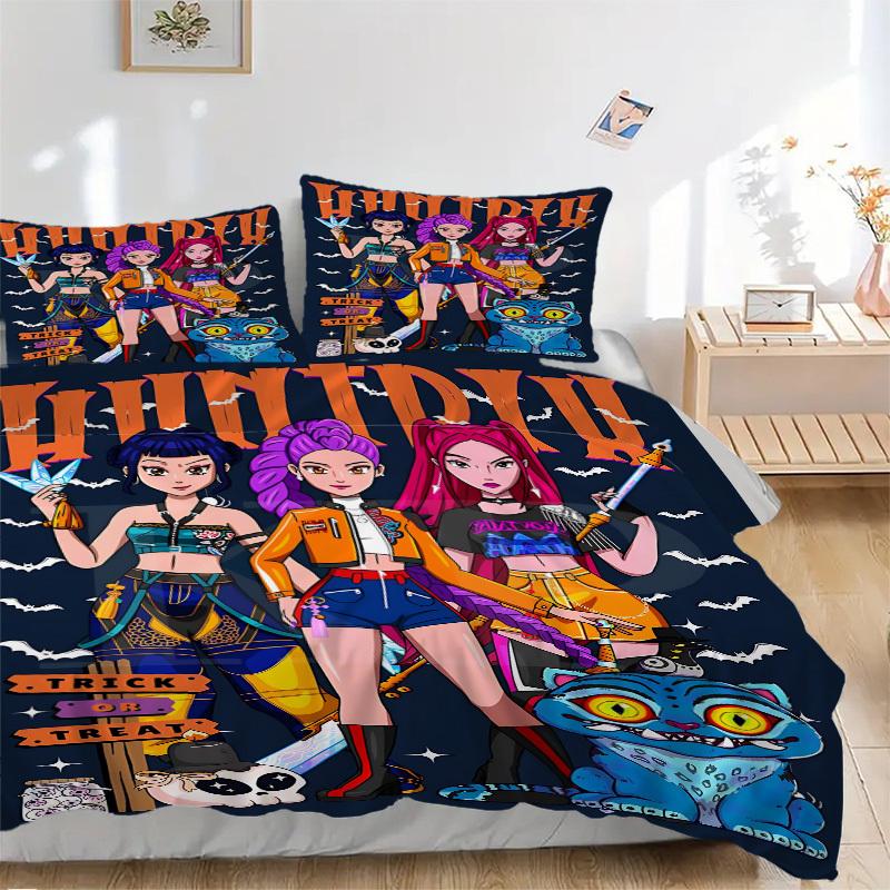 3pcs Huntrix Duvet Cover Set, Includes 1 Duvet Cover and 1/2 Pillowcases (No Insert) yy251104251 135x200cm
3pcs Huntrix Duvet Cover Set, Includes 1 Duvet Cover and 1/2 Pillowcases (No Insert) yy251104251 135x200cm