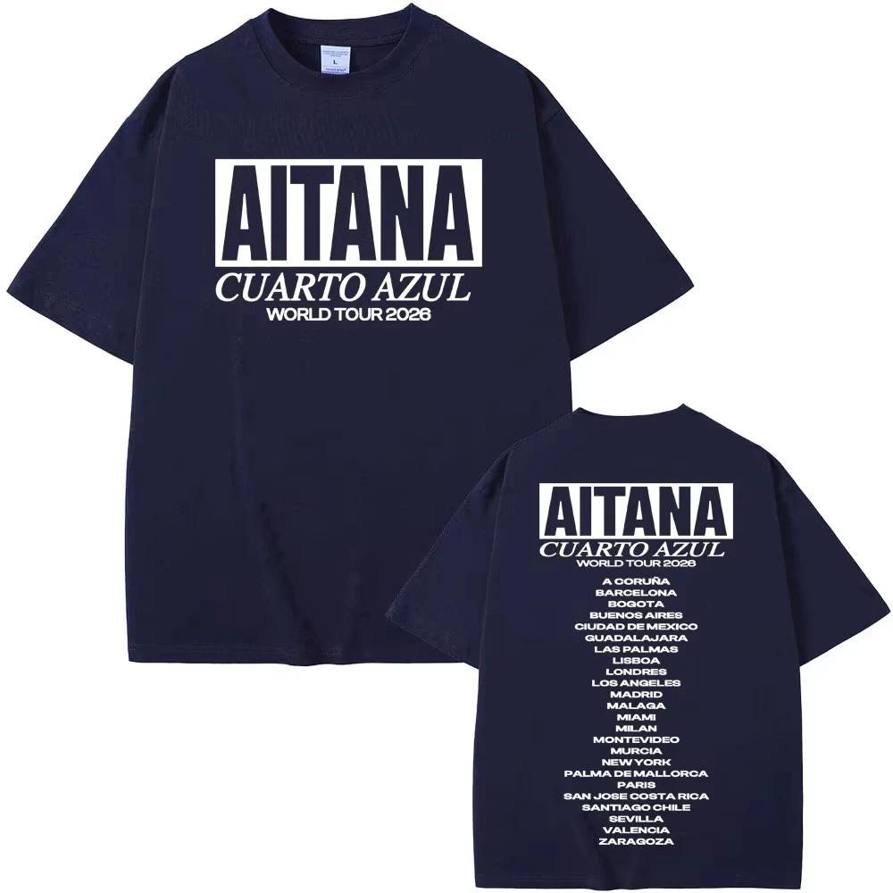 Aitana Cuarto Azul World Tour 2026 Tour Dates Graphic Double Sided Oversized Streetwear Spanish Pop Concert Fan Merch T-Shirt Top for Aitana Fans XL
Aitana Cuarto Azul World Tour 2026 Tour Dates Graphic Double Sided Oversized Streetwear Spanish Pop Concert Fan Merch T-Shirt Top for Aitana Fans XL