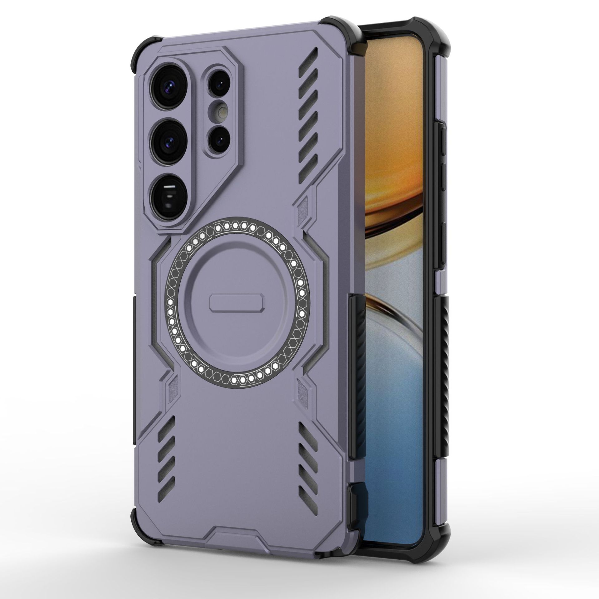 For Samsung Galaxy S26 Edge Magnetic Case,Magnetic Heat dissipation Phone Case Cover for Samsung Galaxy S26 Edge фіолетовий
For Samsung Galaxy S26 Edge Magnetic Case,Magnetic Heat dissipation Phone Case Cover for Samsung Galaxy S26 Edge фіолетовий