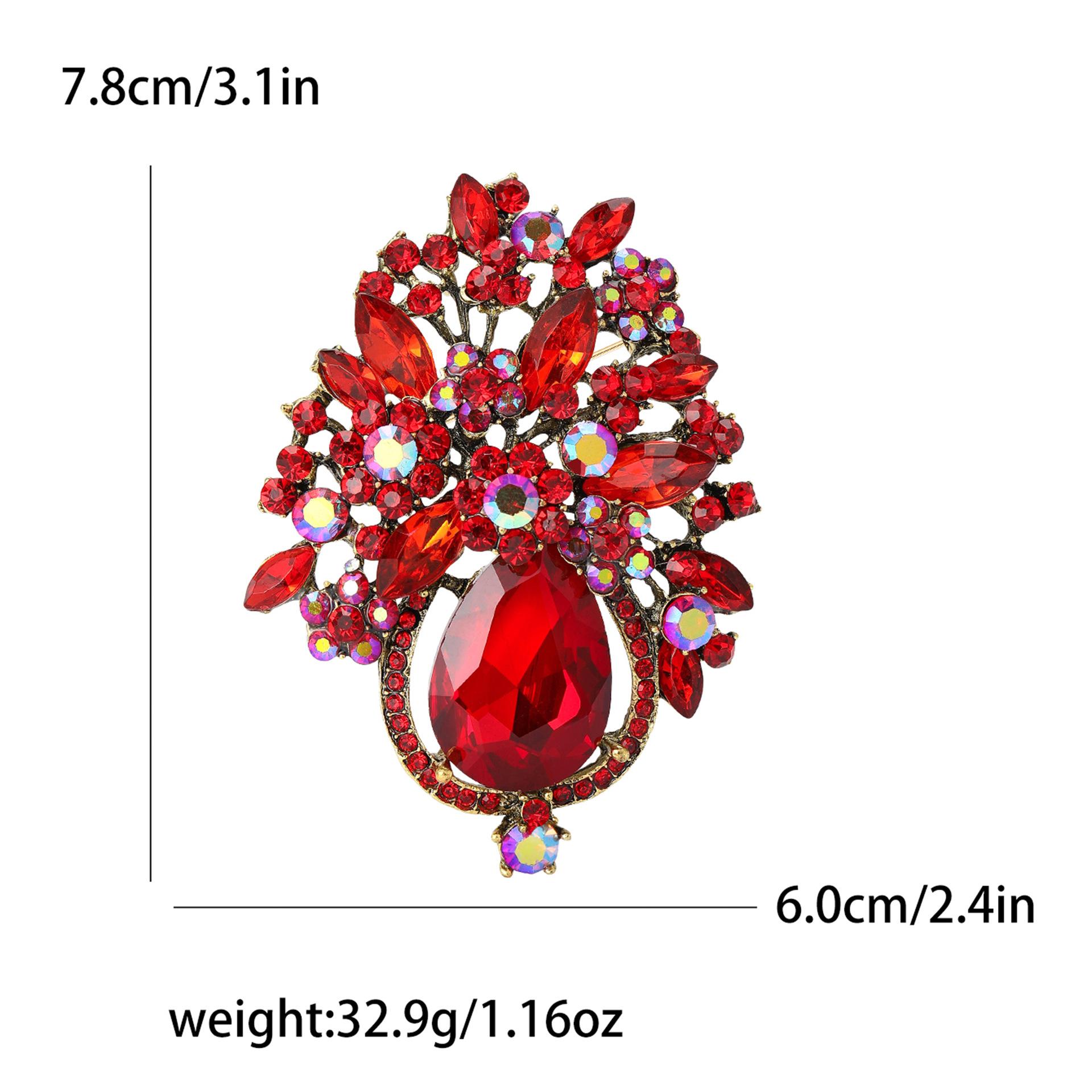 Легкая роскошная брошь из сплава со стразами, стеклянная брошь высокого класса, женское платье, костюм, корсаж, ювелирные изделия, булавка
Легкая роскошная брошь из сплава со стразами, стеклянная брошь высокого класса, женское платье, костюм, корсаж, ювелирные изделия, булавка