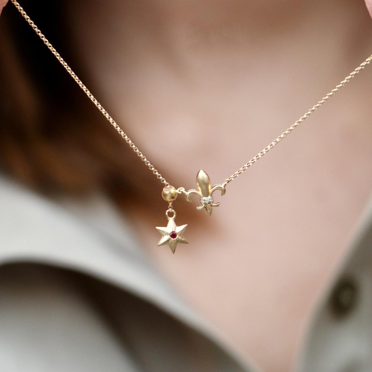 Gold-Plated S925 Sterling Silver Necklace with Iris Starburst Pendant and Tassel 925 Silver
Gold-Plated S925 Sterling Silver Necklace with Iris Starburst Pendant and Tassel 925 Silver
