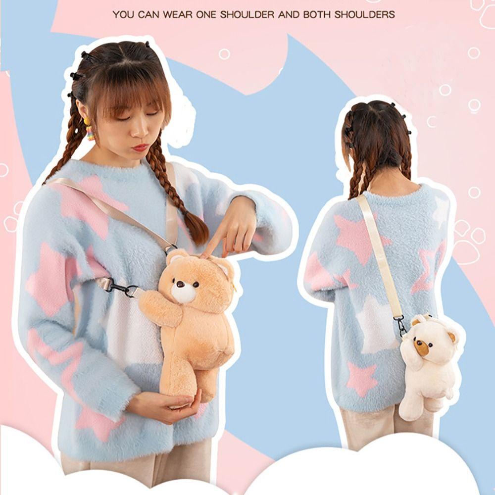 Large Capacity Doll Toy PP Cotton Backpack Cute Shoulder Bag Lady Gift світло-коричневого кольору
Large Capacity Doll Toy PP Cotton Backpack Cute Shoulder Bag Lady Gift світло-коричневого кольору