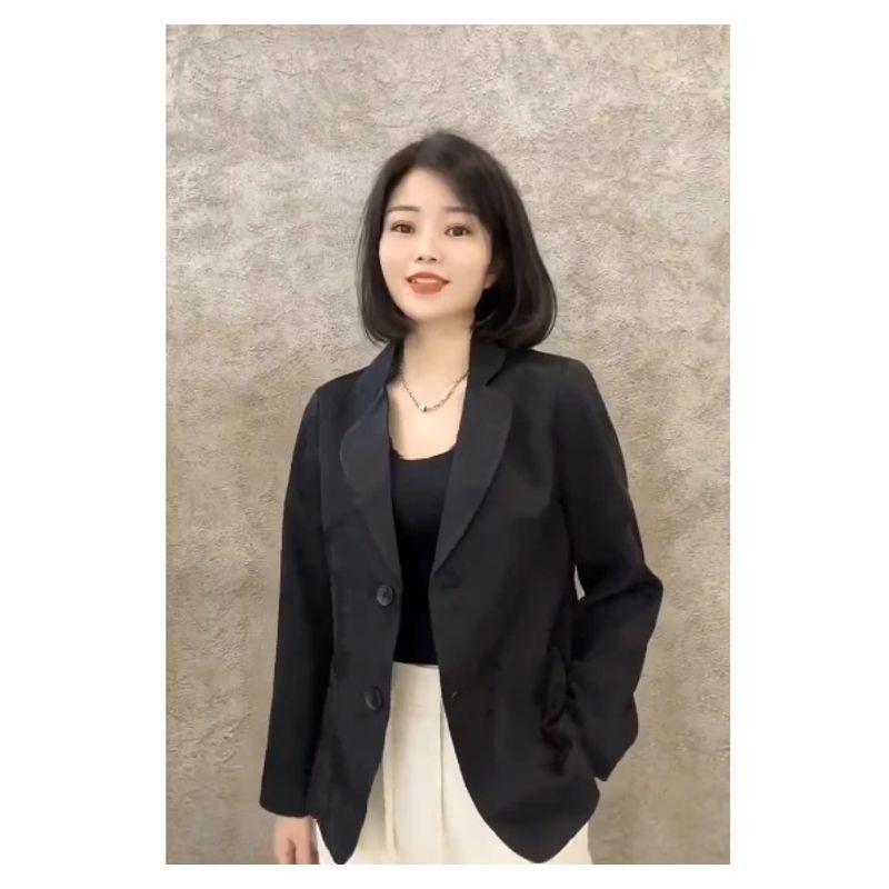 Экспорт Заказ из Японии! Атласный ацетат тенсел флокированный темный зернистый однобортный с длинным рукавом костюм женский 2025 новая верхняя одежда Black 2XL
Экспорт Заказ из Японии! Атласный ацетат тенсел флокированный темный зернистый однобортный с длинным рукавом костюм женский 2025 новая верхняя одежда Black 2XL