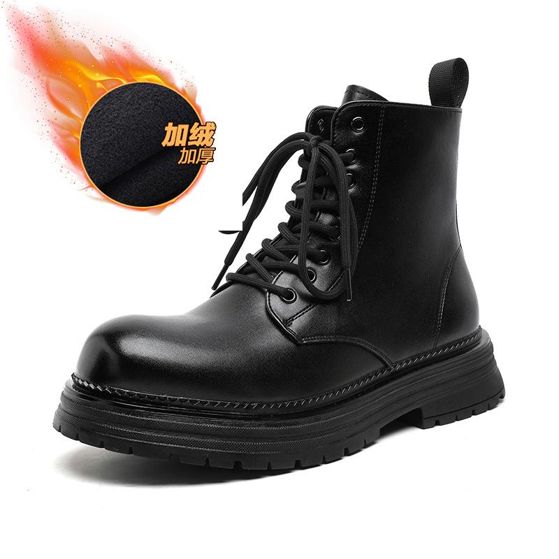 Чоловічі черевики Martin у британському стилі, високі чоловічі зимові оксамитові шкіряні черевики середньої довжини, оснащення, черевики Челсі 22712-R 44
Чоловічі черевики Martin у британському стилі, високі чоловічі зимові оксамитові шкіряні черевики середньої довжини, оснащення, черевики Челсі 22712-R 44