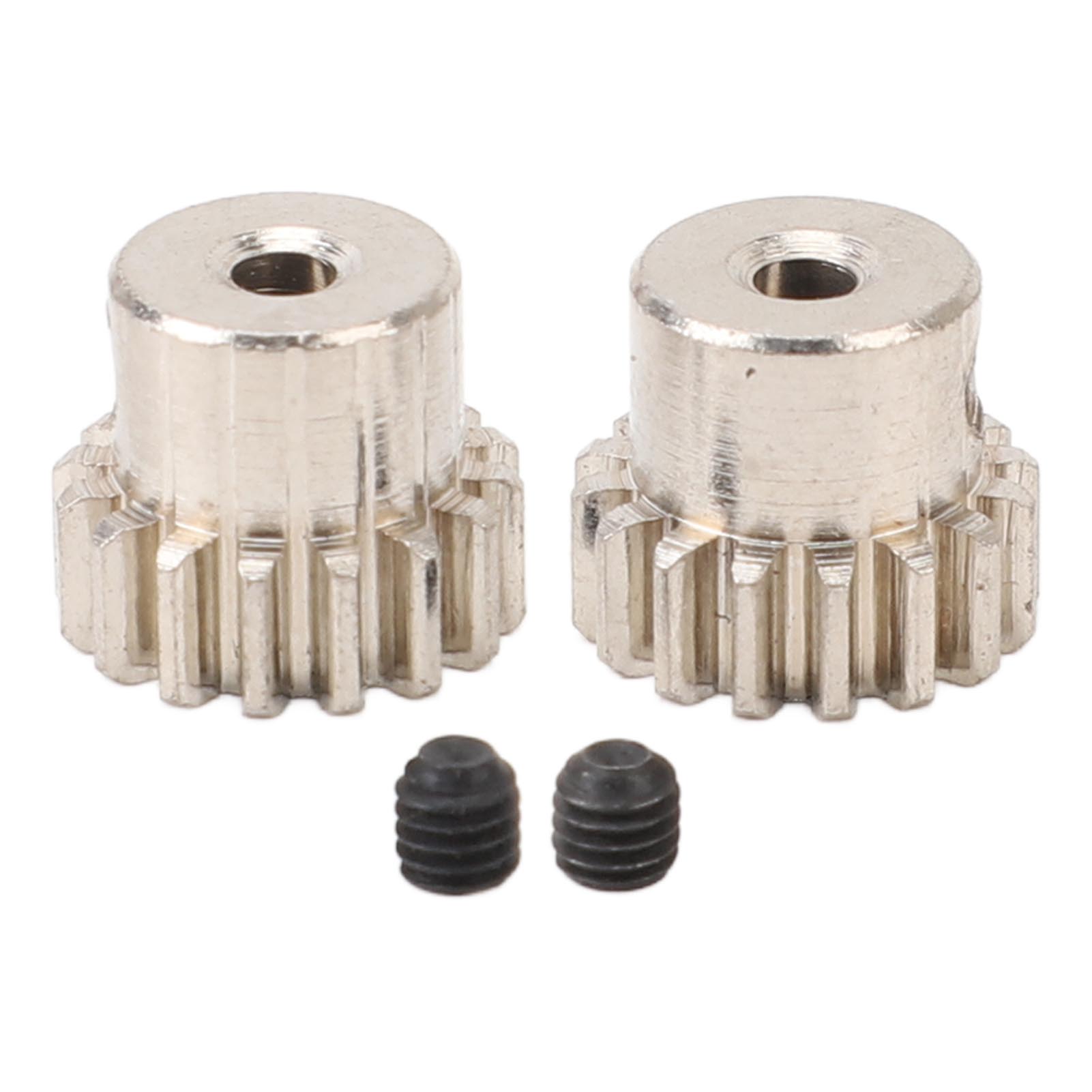 2Pcs RC Motor Gear Set M0.6 16T Precise Fit Low Noise Steel Pinion Motor Gears for 112 116 Remote
2Pcs RC Motor Gear Set M0.6 16T Precise Fit Low Noise Steel Pinion Motor Gears for 112 116 Remote